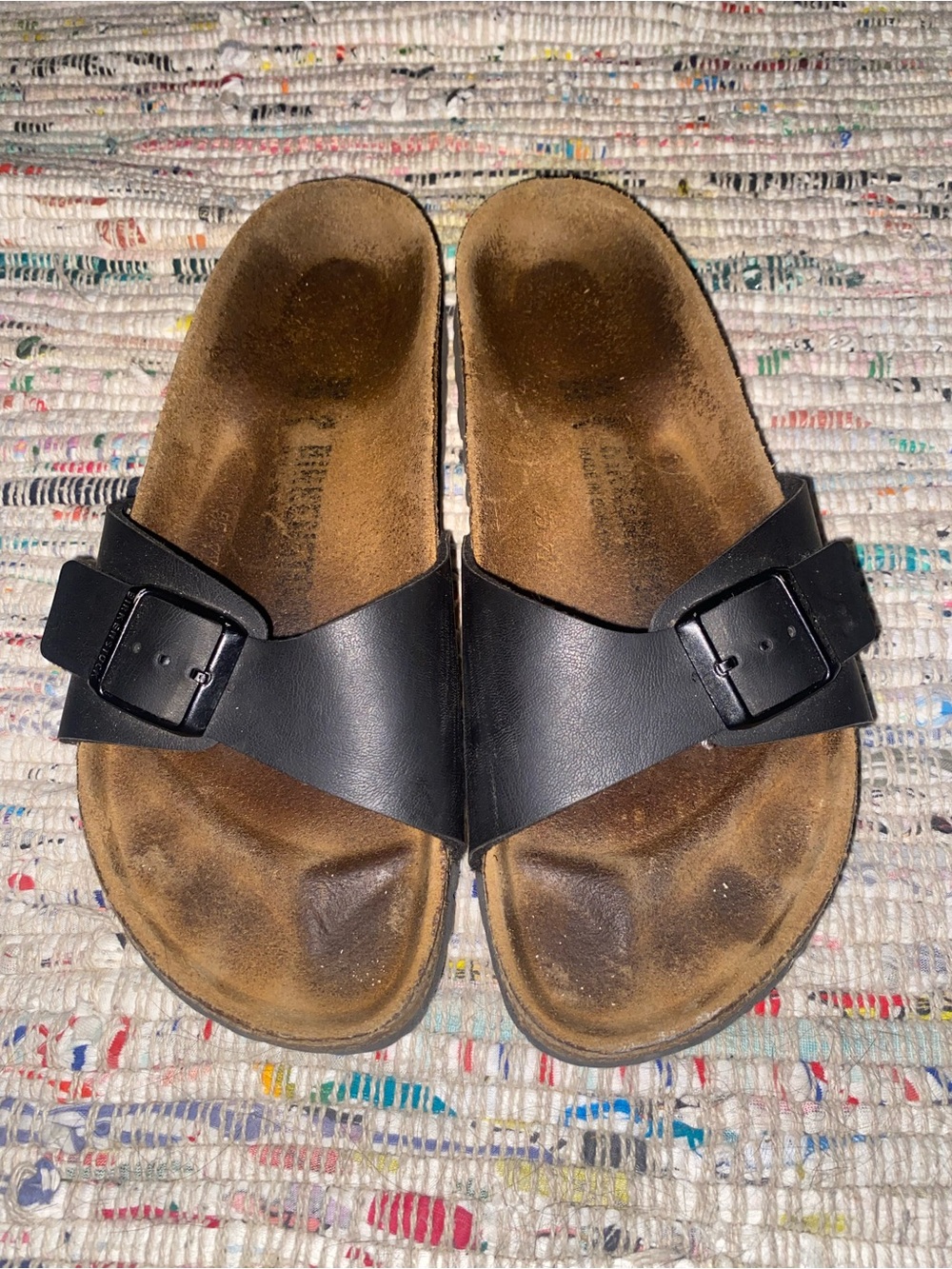 Black Birkenstock sandals